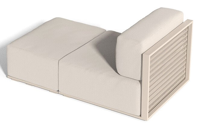 THE FACTORY CHAISELONGUE ARMLESS