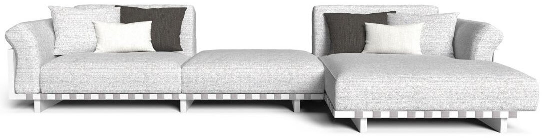 ARGO ALU L-Shaped Modular Sofa