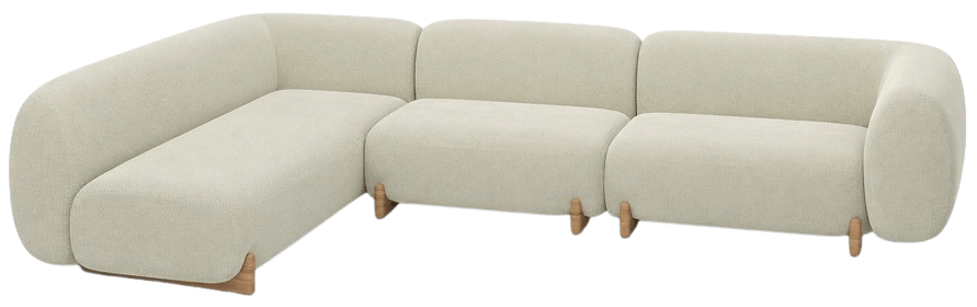 Milos L-Shaped Modular Sofa