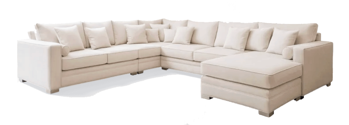 Grand U-Shaped Straight Corner Chaise End