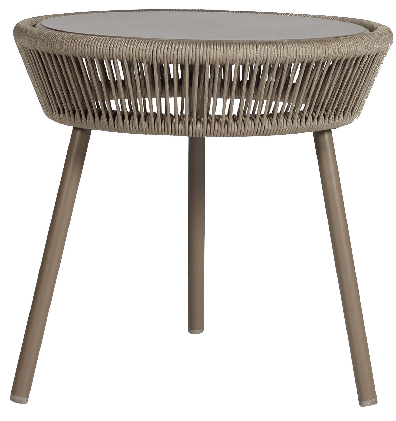 Loop Side Table Woven-Rope