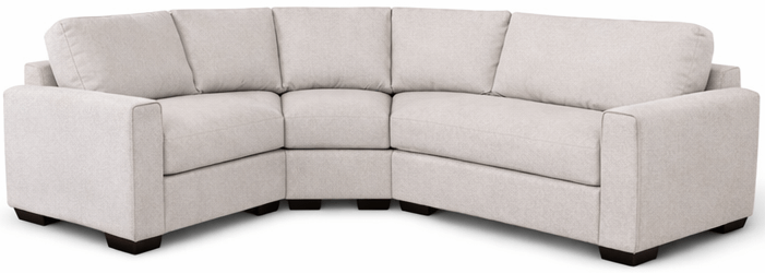 Grand L-Shaped Curved Corner Closed End