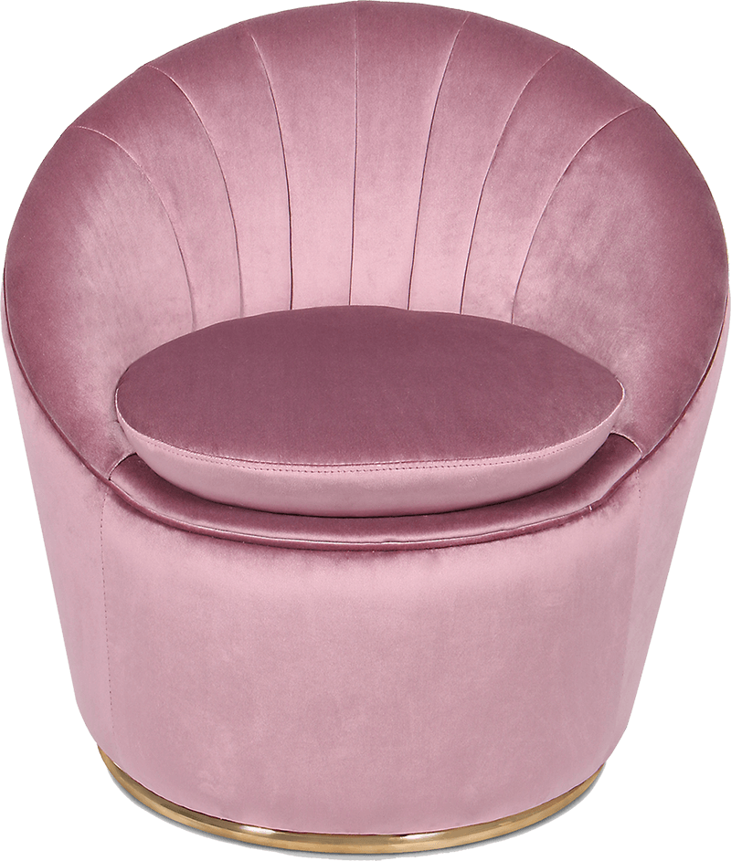 Monroe Designer Velvet Chair In Red
