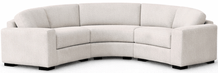 Grand U-Shaped Curved Corner Closed End