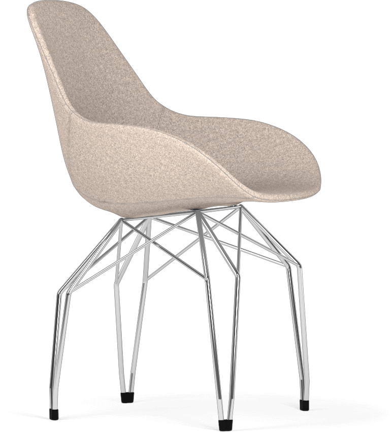 CHROME DIAMOND BASE CHAIR 