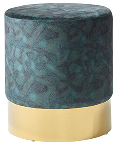 Peacock Blue with Gold