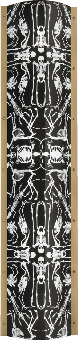 PERISHED Floor Light in Black Cristalflex by Studio Job