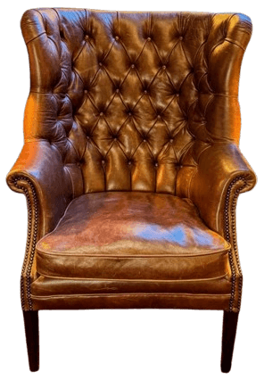MACKENZIE HIDE Wing Chair