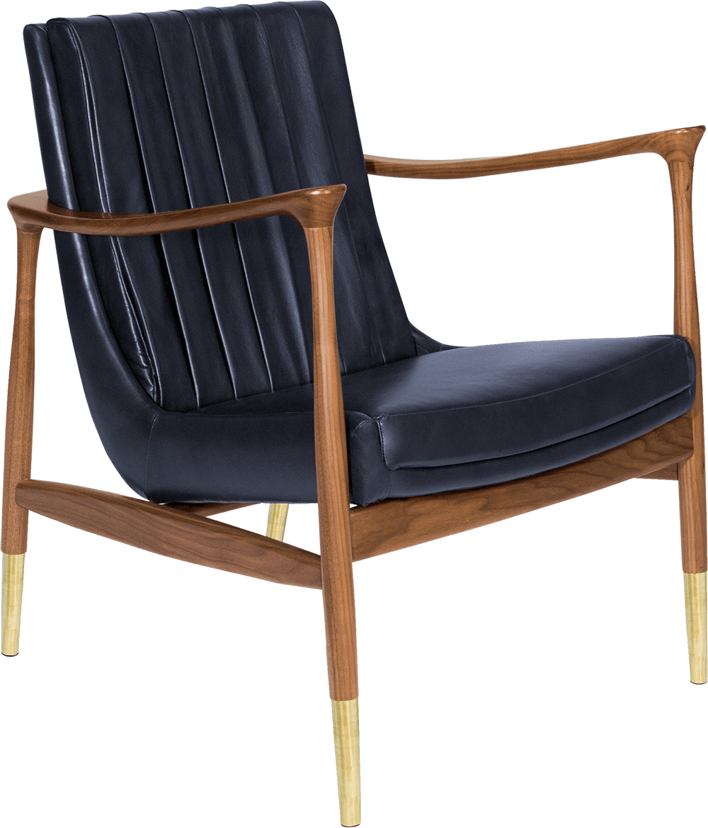  Hudson Designer Leather Chair In Tan