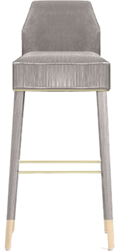 Doris Bar Designer Brass Chair